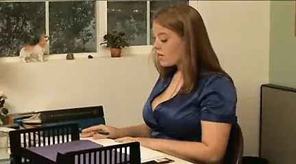 Busty Sierra Skye & Alia Starr in Lesbian Office Seductions